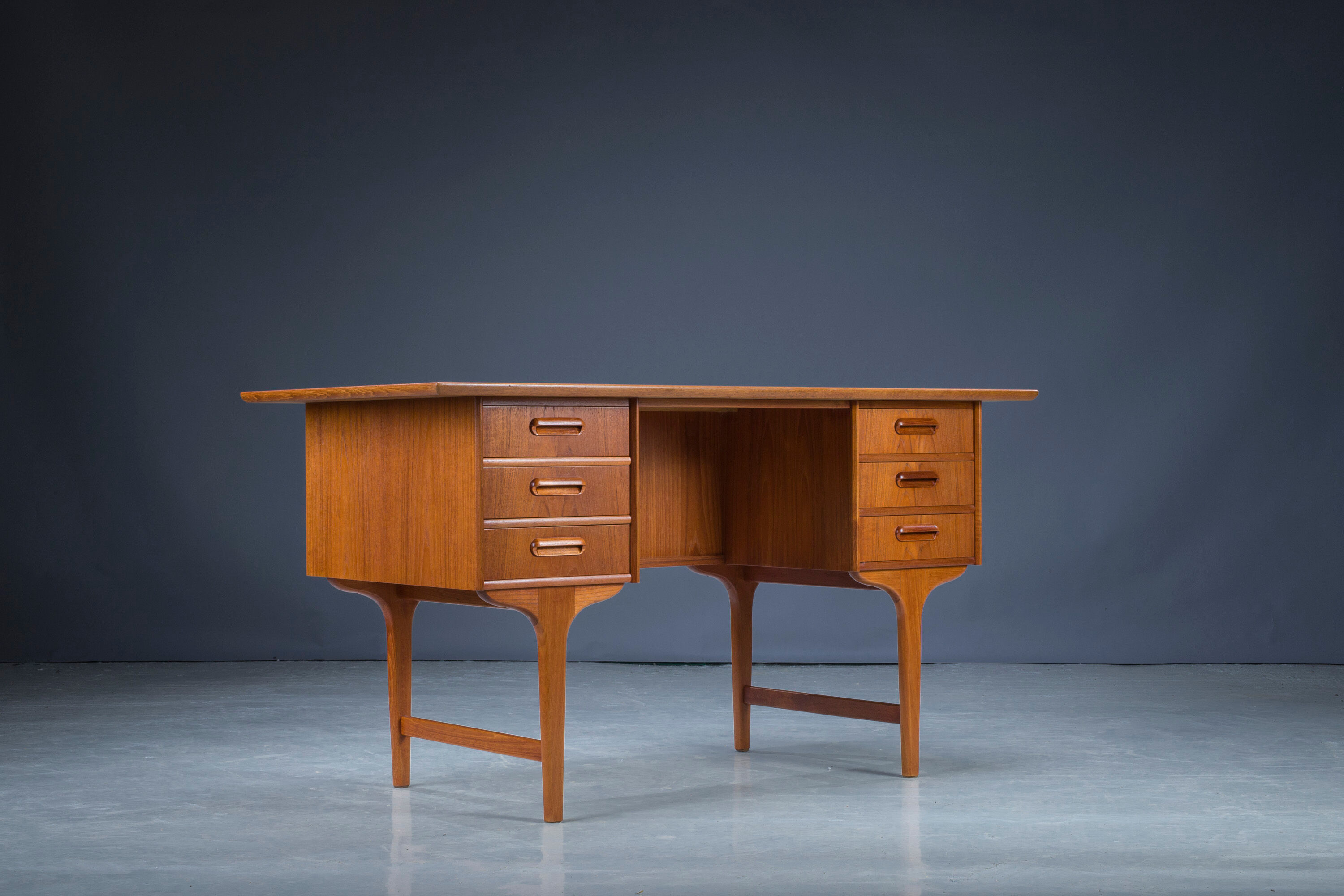 Desk by Gunnar Nielsen for Tibergaard, Denmark, 1960s