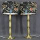 1960s  Pair of Large Brass Table Lamps, Denmark
