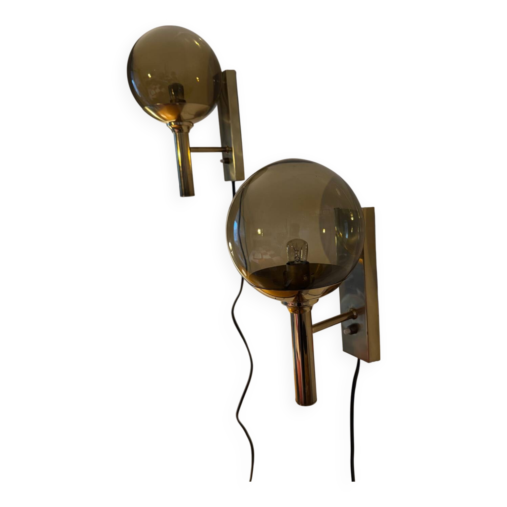 Set of 2 Mejlstrøm Belysning Model 803 Wall Lamps