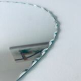 Oval beveled mirror 50x25cm