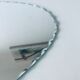 Oval beveled mirror 50x25cm
