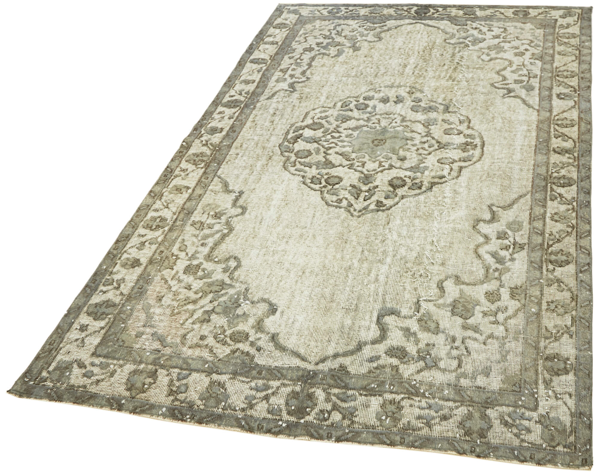 Hand-Knotted carpet, Anatolian, 1970s, 169x259 cm, grey