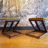 2 Damart “z” folding stools