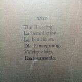 Photographie ancienne originale,h. c. white co., the blessing, 1903