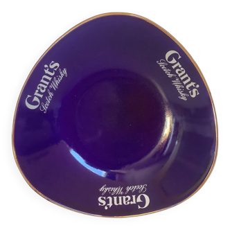 Grant's cobalt blue ashtray pocket