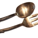 Tree branch shaped salad servers
