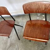 Set of 4 Spinstoel chairs for Marko 60s Netherlands