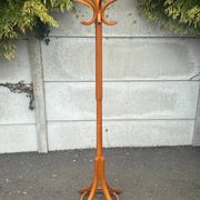 Coat rack – Vintage – Storage – Curved brown wooden parrot