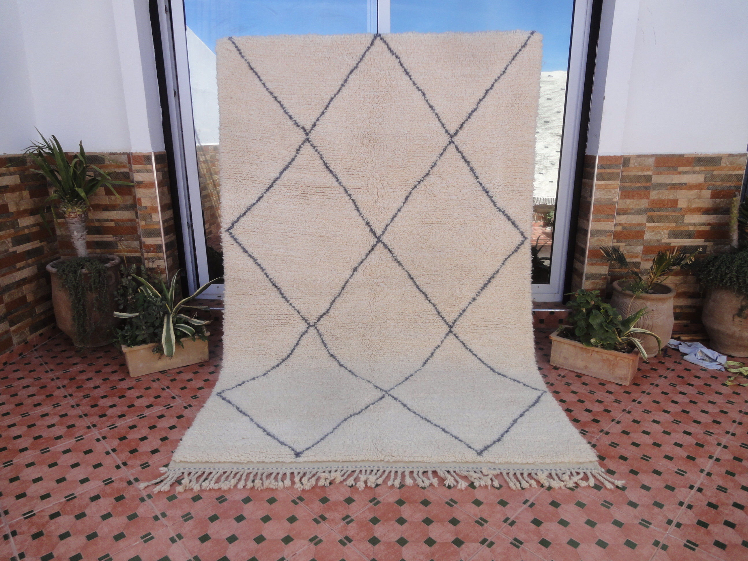 Carpet Beni Ouarain 257 x 159 cm