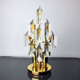 Lamp by Oscar Torlasco for Stilkronen, cut glass Murano, Italy, 1970