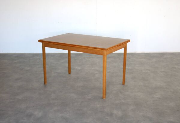 Table à manger vintage   table   années 1960   extensible   suédoise