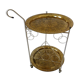 Desserte dorée années 60