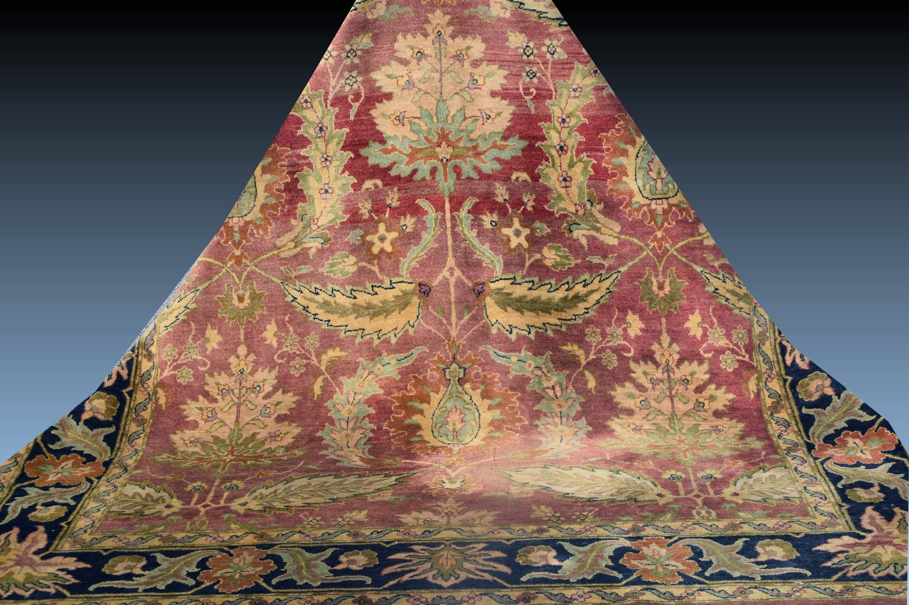 Afghan Ziegler rug, handmade in wool: 305x250 cm