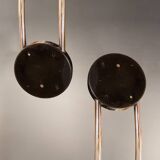Pair of Design Wall Sconces "Gesto" , Bruno Gecchelin for Skipper, 1970s