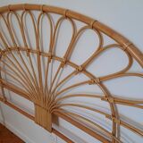 Rattan headboard