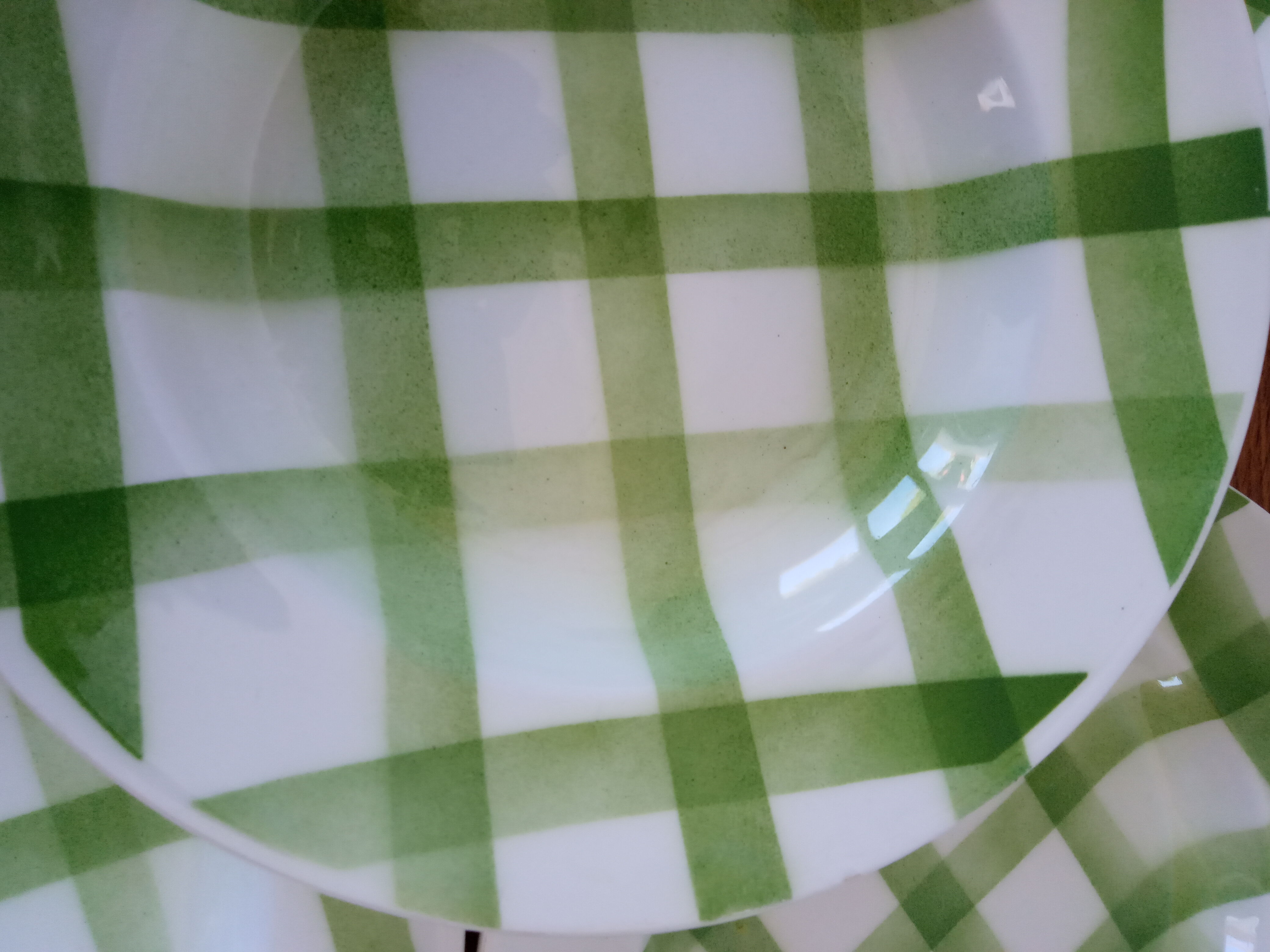 Cinq assiettes creuses de Moulin des Loups Orchies