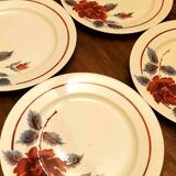 Set of 6 Hamage & Moulin des Loups plates