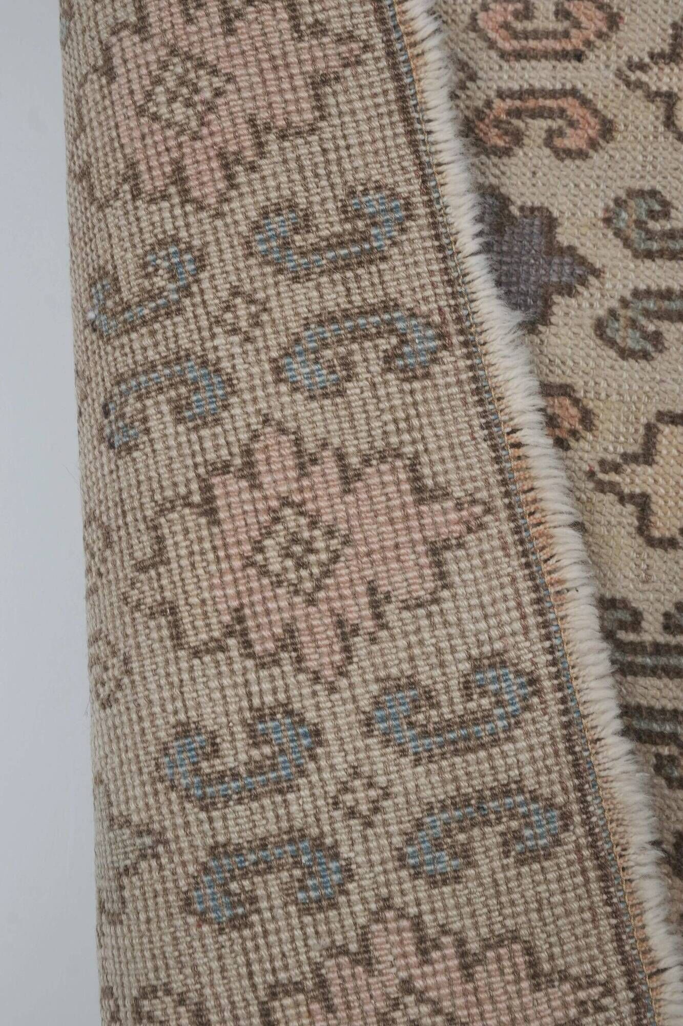 Vintage Turkish hallway rug 75x185 cm