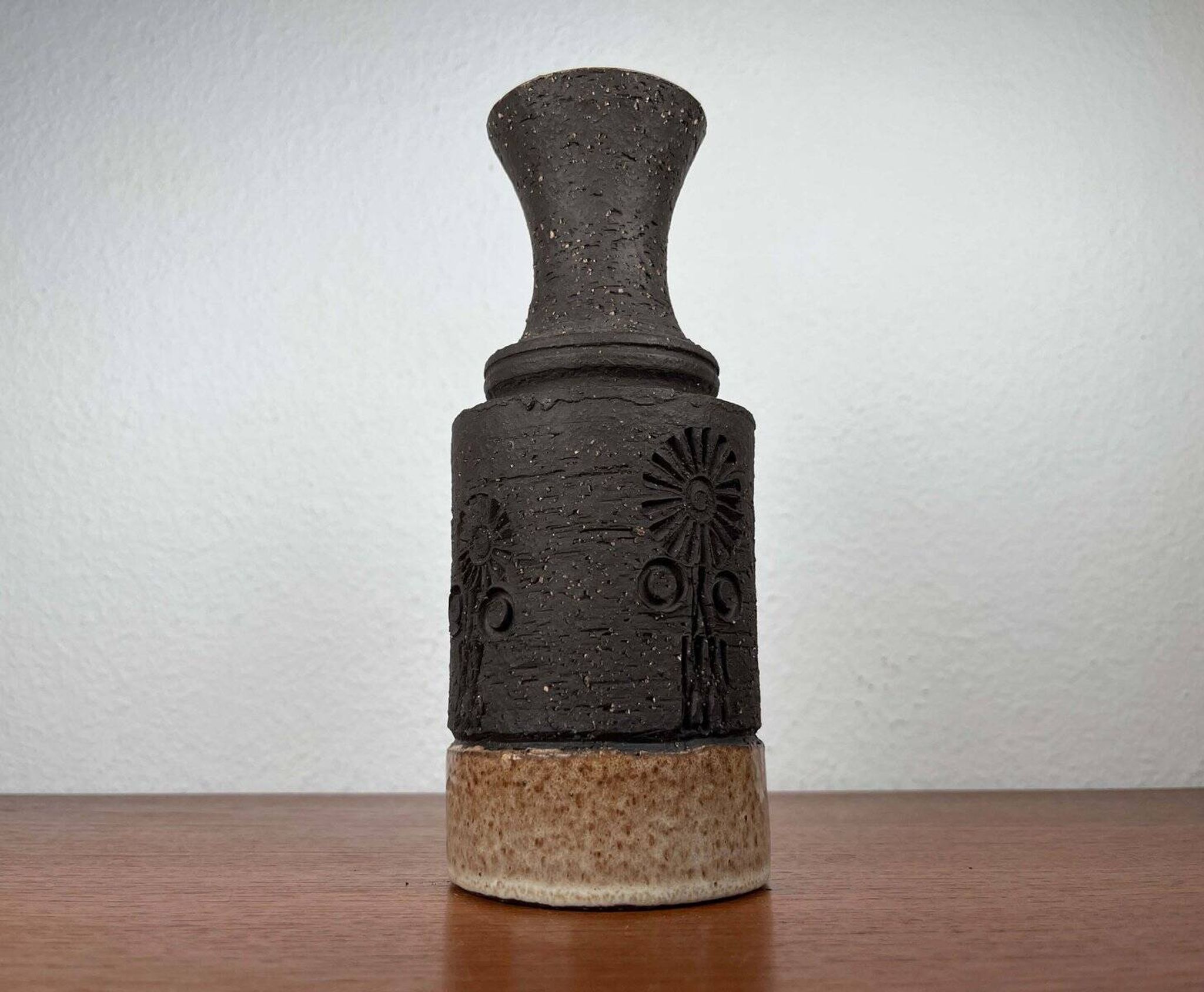 Mid-century Danish studio ceramic vase from the 1960s.