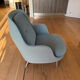 Fri™ armchair fritz hansen – jaime hayon – light blue fabric