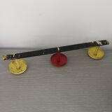 Coat rack with 3 iron balls