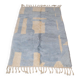 Tapis en laine naturelle fait main traditionnelle taille 1.4/2.6 m