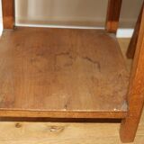 Oak stool/bedside table reconstruction