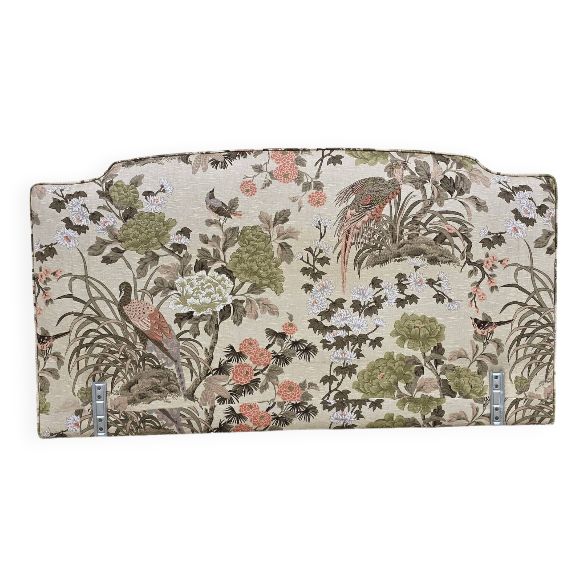 Vintage fabric headboard