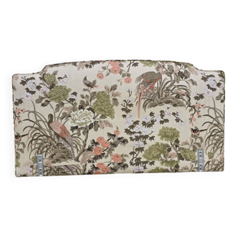 Vintage fabric headboard