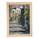 Southern alley, oil on canvas signed