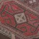 Vintage Turkish Oushak Rug Handwoven 91x160 cm