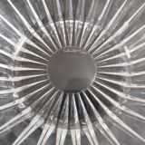 Val Saint Lambert crystal dish