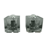 Pair of night lamps Ice cube Preciosa Nachtmann Leuchten