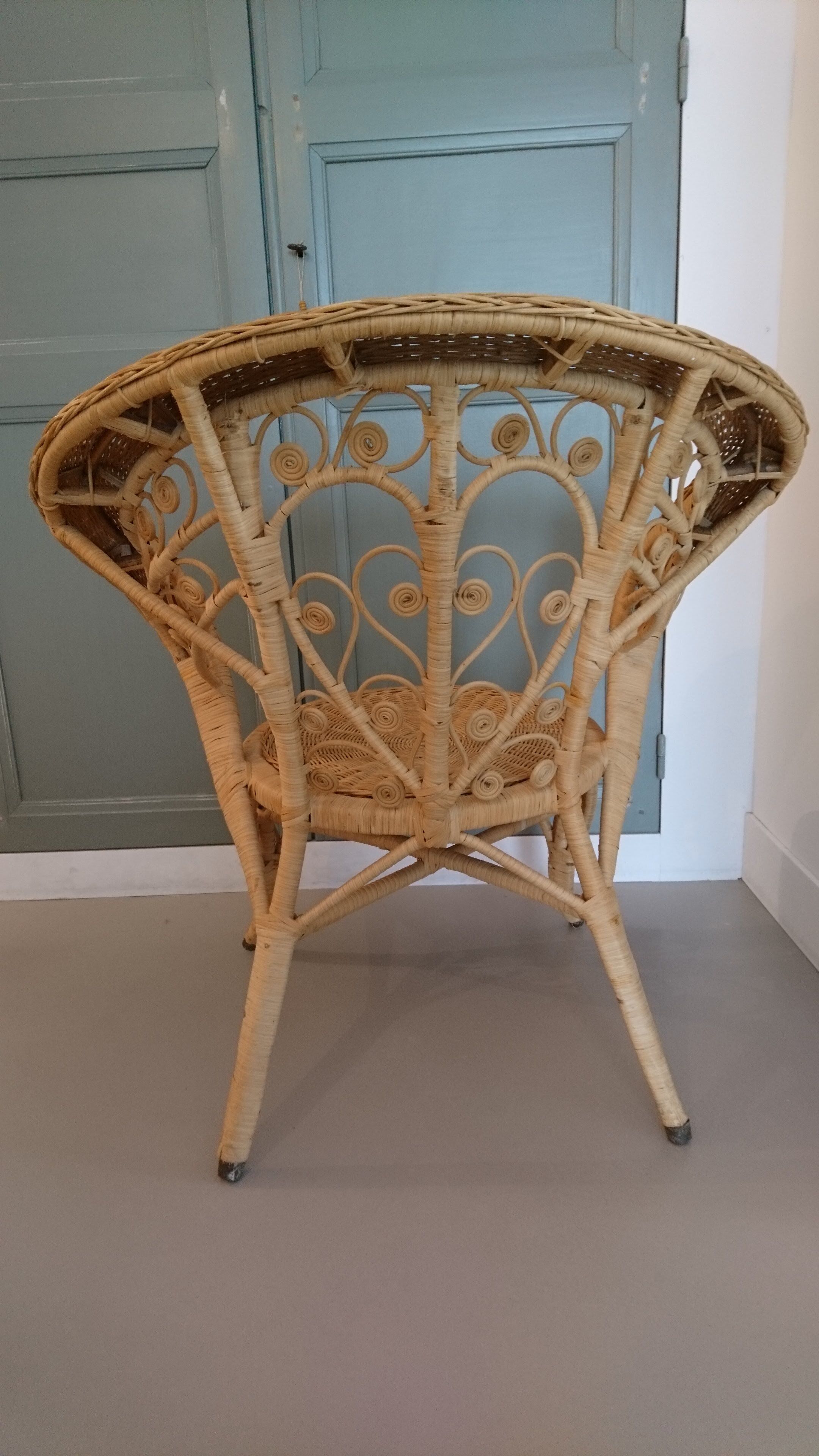 Armchair 60s Peacock