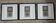 Vintage Optical Art Triptych - Victor Vasarely - 3 Frames 40x40cm
