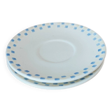 2 saucers or dessert plates - Vintage