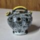 Vase flower holder in Vallauris ceramic