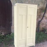 Parisian yellow wooden wardrobe