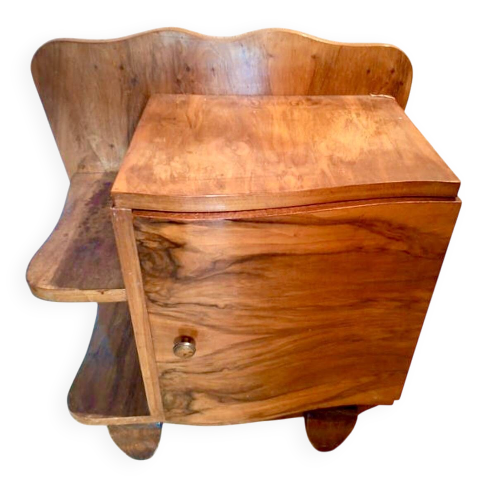 Jindrich Halabala bedside table pair