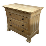 Louis Philipe 4-drawer chest of drawers, airbrushed