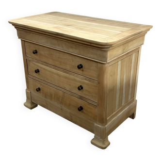 Louis Philipe 4-drawer chest of drawers, airbrushed