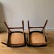 4 Danish chairs in oak and teak, 1960s