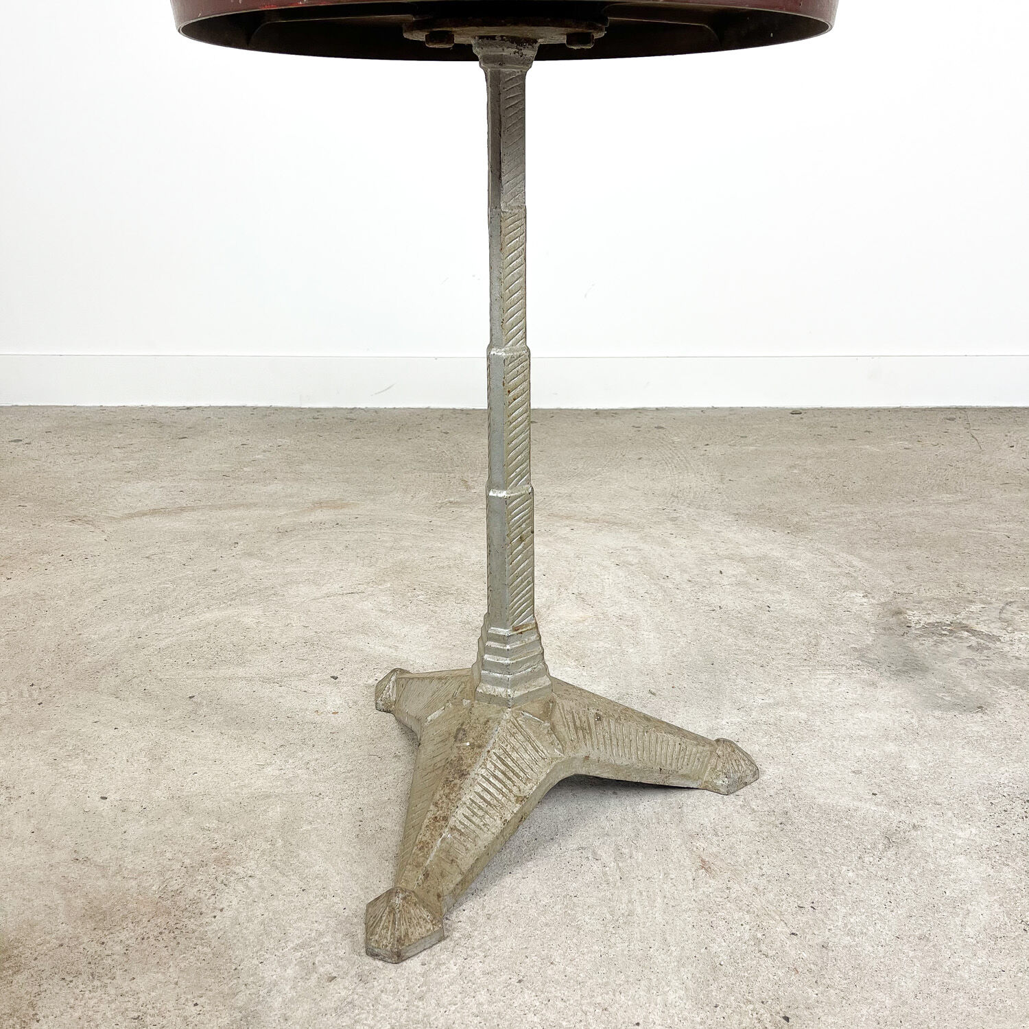 Vintage art deco bistro table with bakelite top