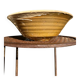 Ancient earthenware dish