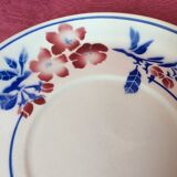 Set of 7 porcelain dessert plates