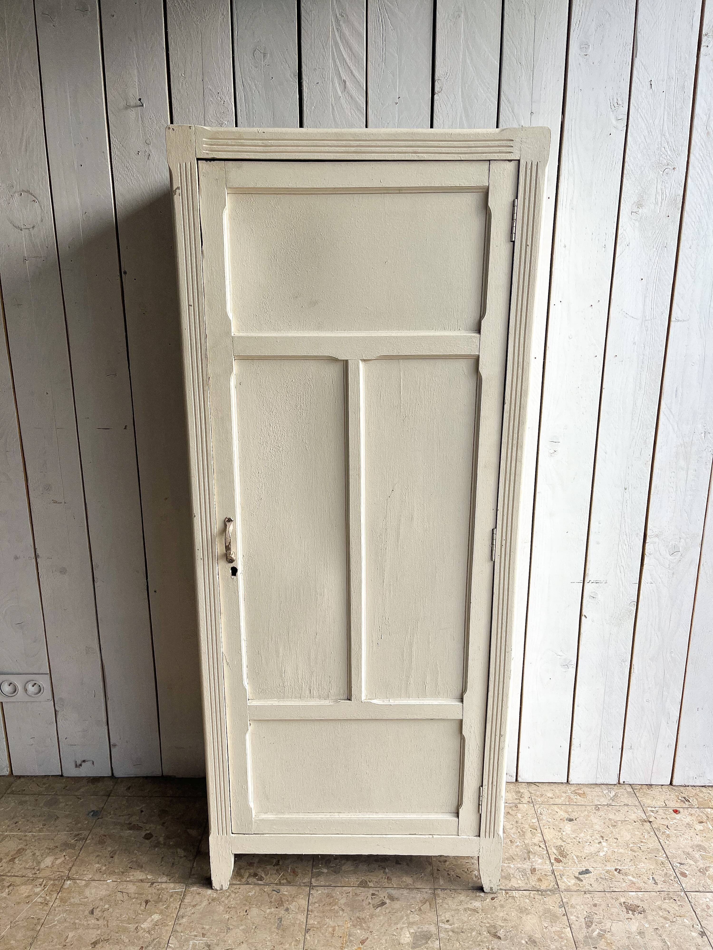 White Parisian wardrobe