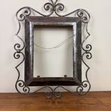 menu frame for restaurant in hammered iron period 1930-1940