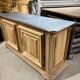 Solid walnut bar-style sideboard