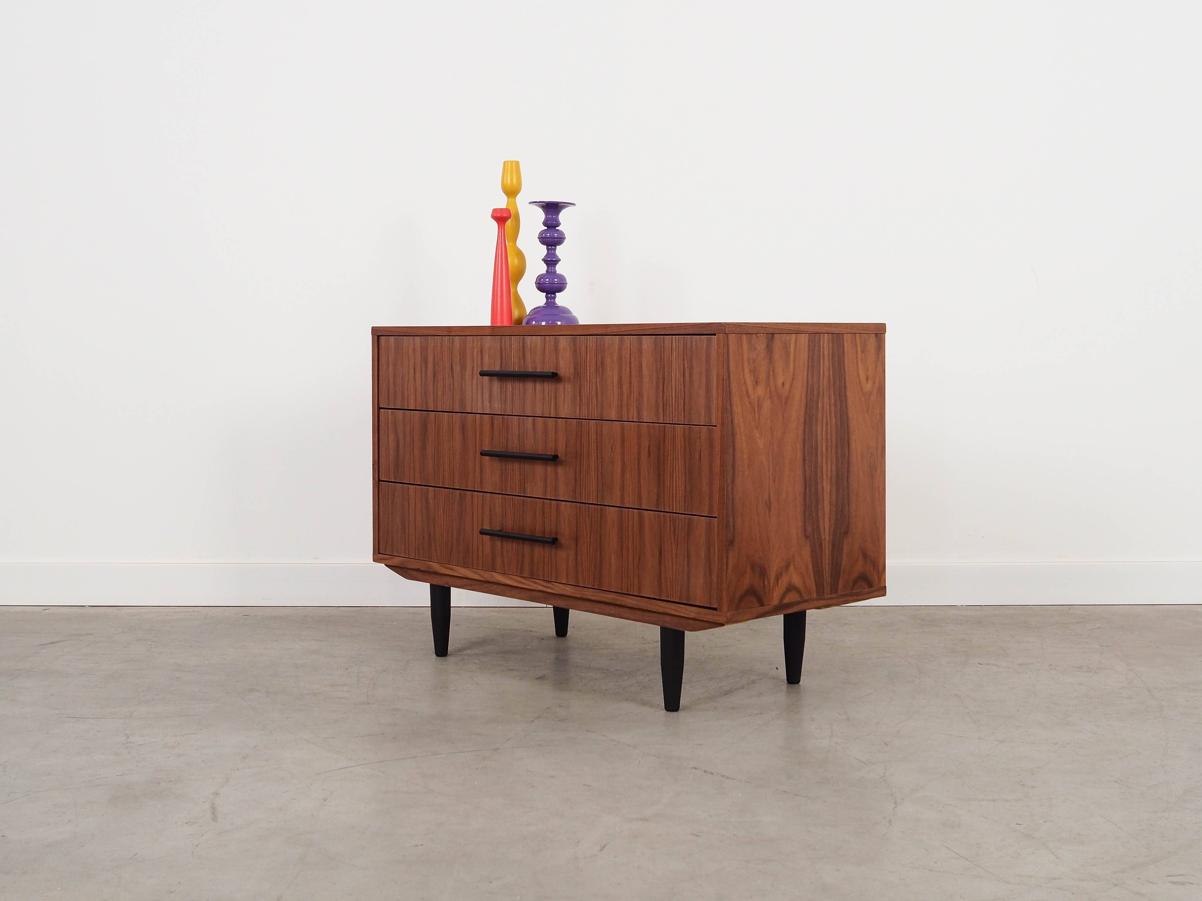Walnut chest of drawers, Scandinavian design