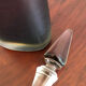 Italian Venini Murano glass bottle Incisi serie 1980